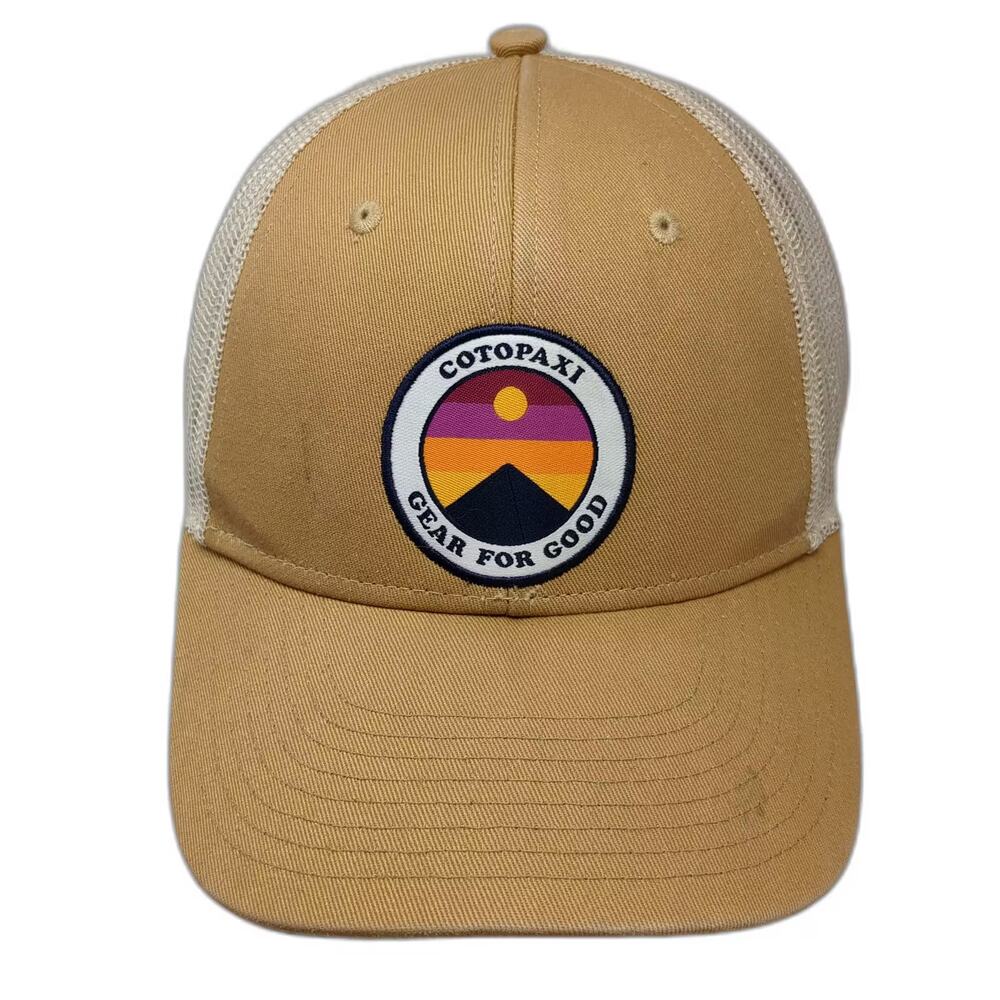 Cotopaxi Trucker Hat Brown One Size Mesh Snapback Gear For Good Organic Cotton